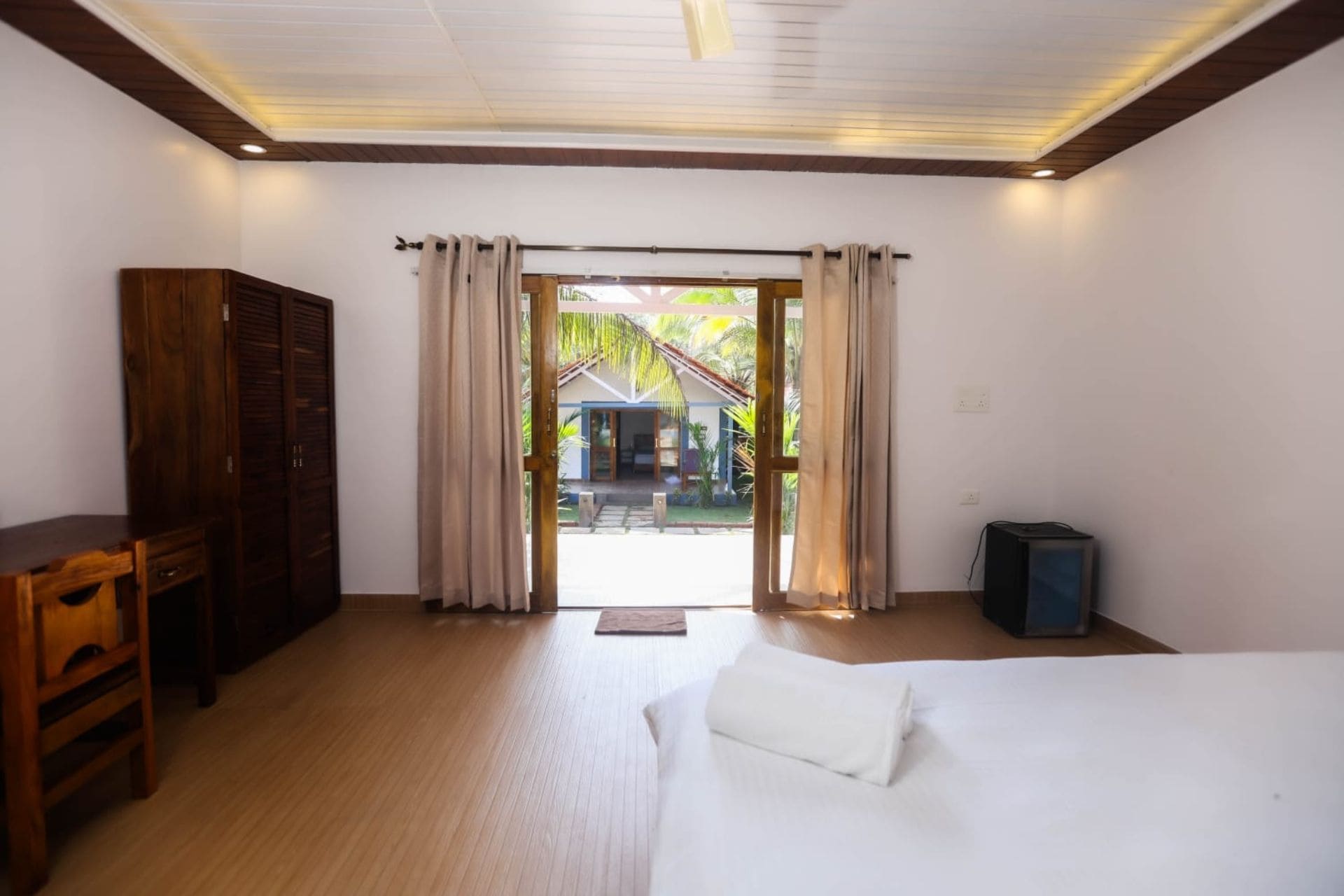 Couple enjoying romantic boutique stay at Blu Butterfly Resort in Agonda South Goa